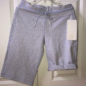 Lululemon voyage sweat crop shorts